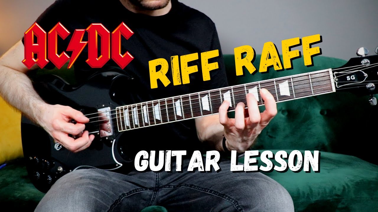 How To Play: Riff Raff - By AC/DC - On Guitar - YouTube