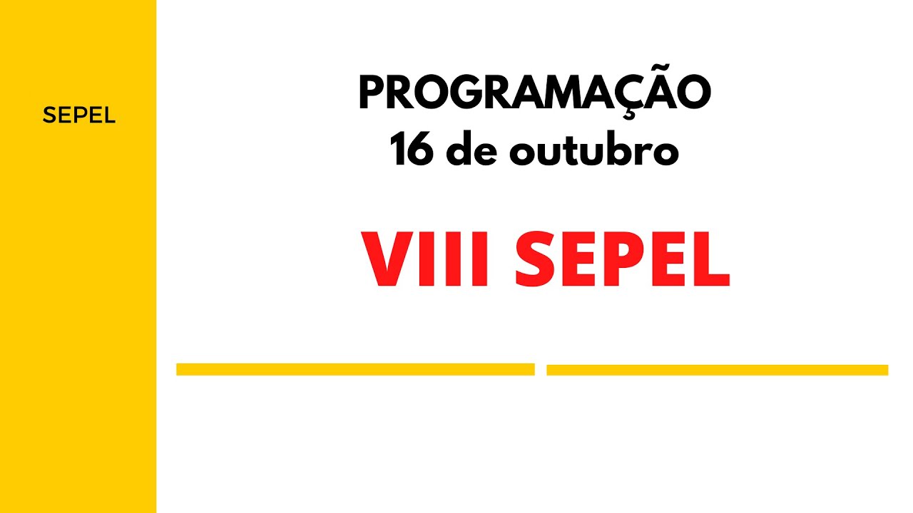 Programação: Semana I