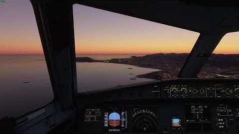 Microsoft Flight Simulator FS2020 - (LEIB) Ibiza RWY 24 visual approach and landing - Airbus A320neo