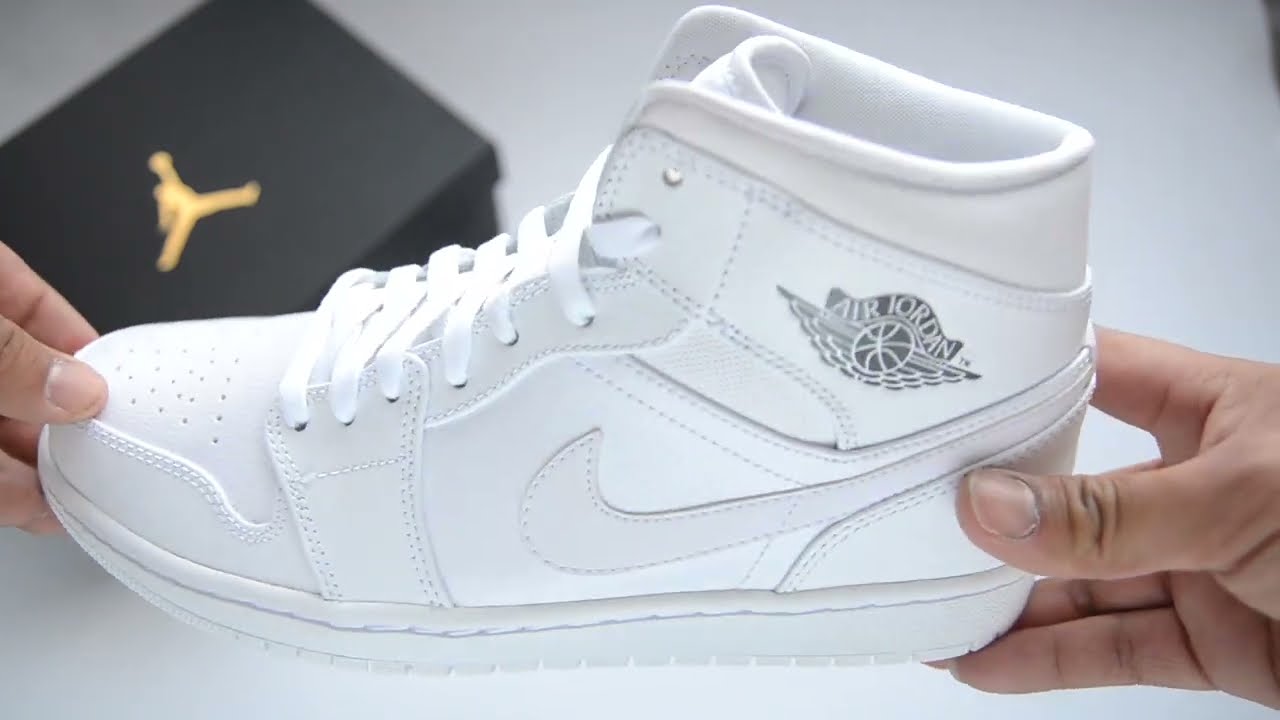 jordan 1 mid white