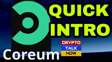 COREUM CORE CRYPTO QUICK INTRO #COREUM #CORE #ISO20022