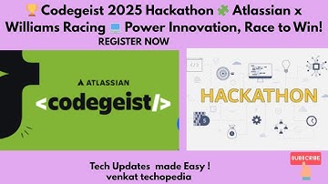 🔥 Atlassian Codegeist 2025 Hackathon 🧩 Williams Racing 🏎️ Innovate Fast • Win $120K!