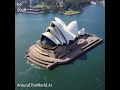 Sydney Opera House, Sydney, NSW, Australia. Behold the world through the lens of an AI!.