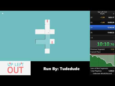Up Left Out Speedrun 100% - 42:09.963 [Current World Record]