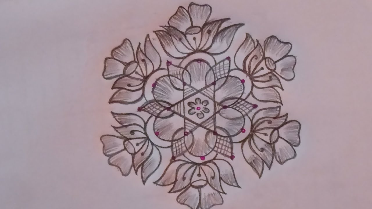 Dipavali festival rangoli designs 🌹💐 unique rangolidesignes🌺 dailymuggulu 🌹🌹 simplerangoli🌺rangoli