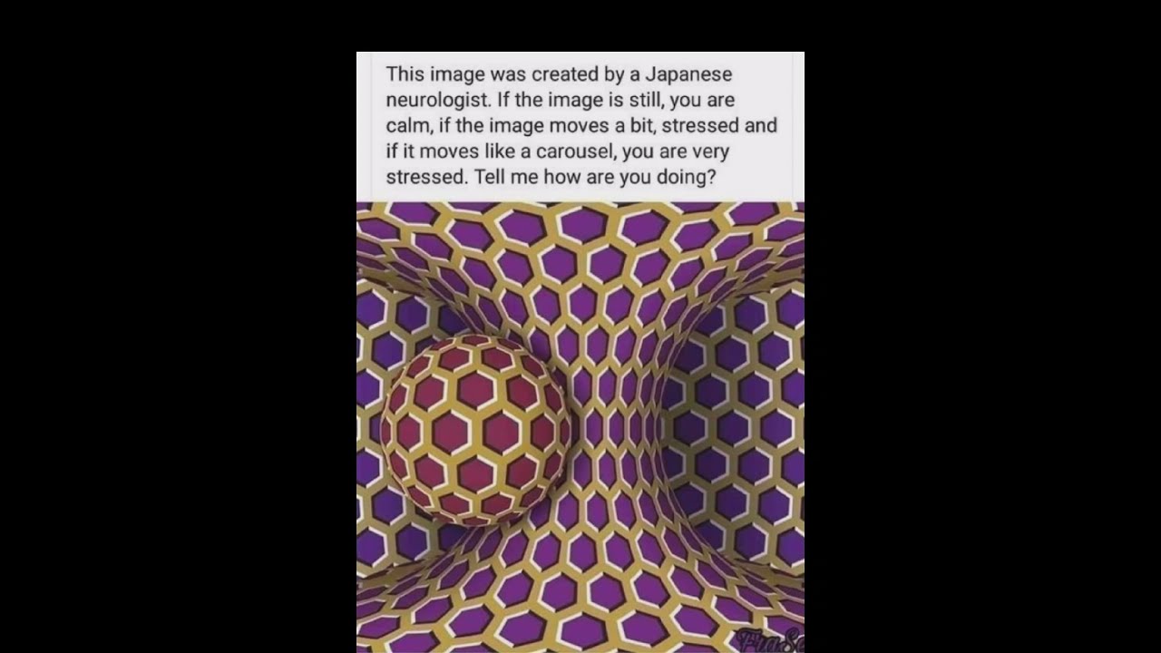 An Illusion Image That Can Tests You Are Stressed Or Not Everyminute Health