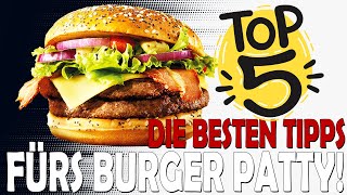 Tipp Top 5 Burger Patty Tricks Mit Tipp 4 Rechnet Niemand Youtube