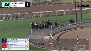 Maury Wills Wins Race 1 on Saturday, January 31 at Santa Anita Park
