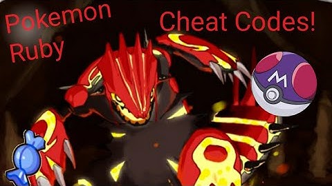 Pokemon Ruby Cheat Codes (Read Desk.)