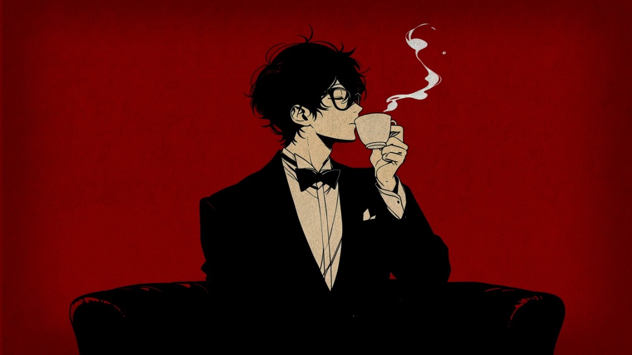 Crimson Contemplation | Sophisticated Jazz Lo-fi for Deep Work & Critical Thinking