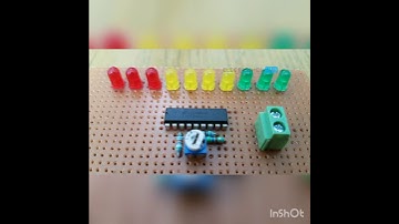 12 Volt Battery Led Level Indicator IC 3914 Circuit Board Pcb