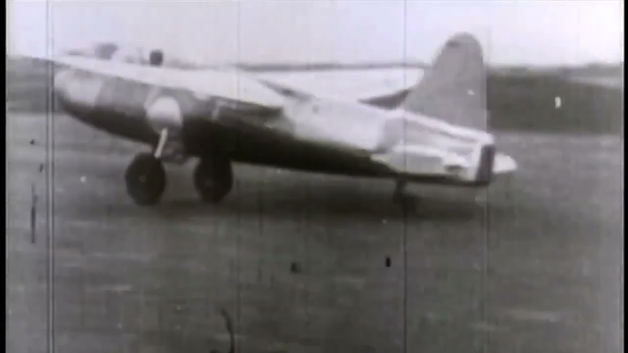1939 : Heinkel He 178 demonstrate, first turbojet engine in flight (4K)