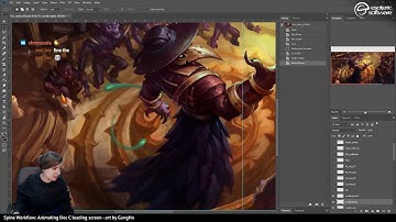 Twitch: Rigging and Animating Doc C - loading screen by GungHo