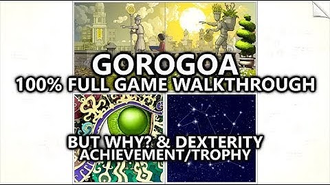 Gorogoa - 100% Full Game Walkthrough - 30:00 Speedrun & Under 500 Moves - Achievement/Trophy Guide