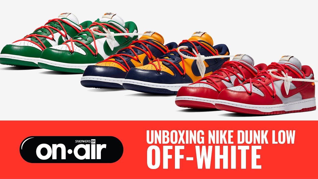 off white dunk unboxing