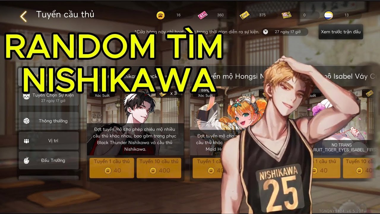 RANDOM TÌM NISHIKAWA-The Spike