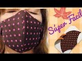 Como hacer cubreboca casero/ tapabocas de tela fácil/ mascarilla en 5 minutos/ face mask Tutorial