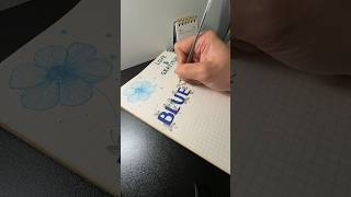 Feeling so blue ✈️🌬️ #blue #doodle #satisfyingvideo #art #satisfyingart #coloring #flowerpattern Resimi