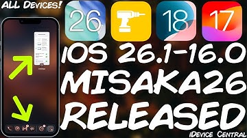 iOS 26.1 / 18 / 17 JAILBREAK (alle apparaten): Misaka26 UITGEBRACHT! Verbeter je iOS 26 / iOS 18-...