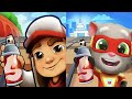 Talking Tom Hero Dash 🆚 Subway surfers Classic Map Comparison