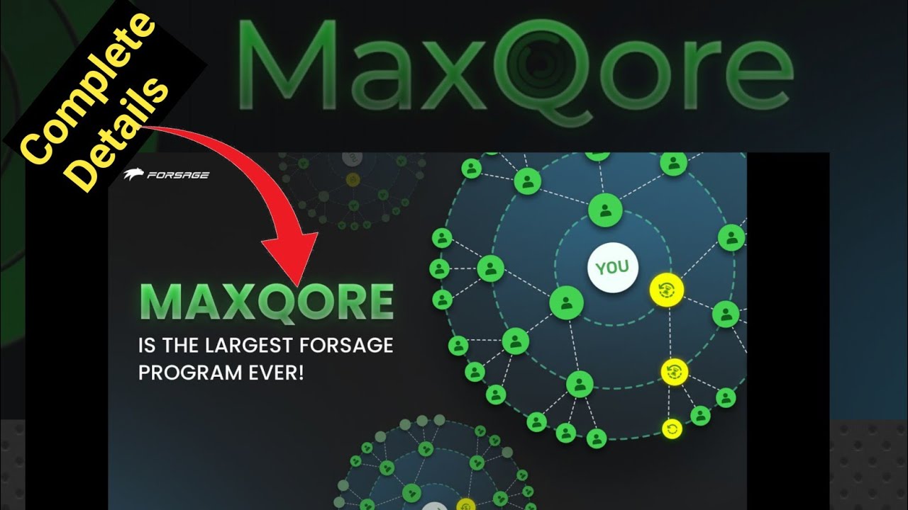 New update in Forsage Community, Good news Max Qore program Coming soon ab hoga sabse jyada profit