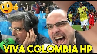 EMOCIONANTE RELATO  EN EL GOL DE YERRY MINA A INGLATERRA | COLOMBIA VS INGLATERRA