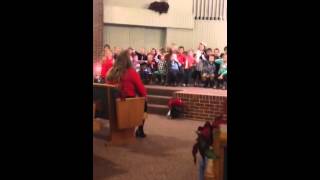 Wish you a merry Christmas- Caden Christmas program 2013