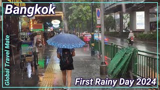 Bangkok First Rainy Day in 2024 🇹🇭 Thailand No Monsoon Yet!