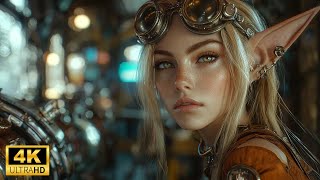 The Steampunk Elf Girl - Ai Steampunk Girls