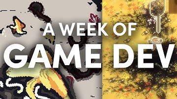 A Week of Indie Game Dev Progress in 5 minutes - Devlog