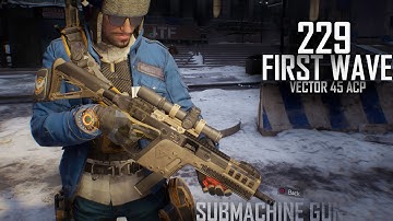 (229) First Wave Vector 45 ACP - The Division