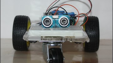 Obstacle avoiding robot demo