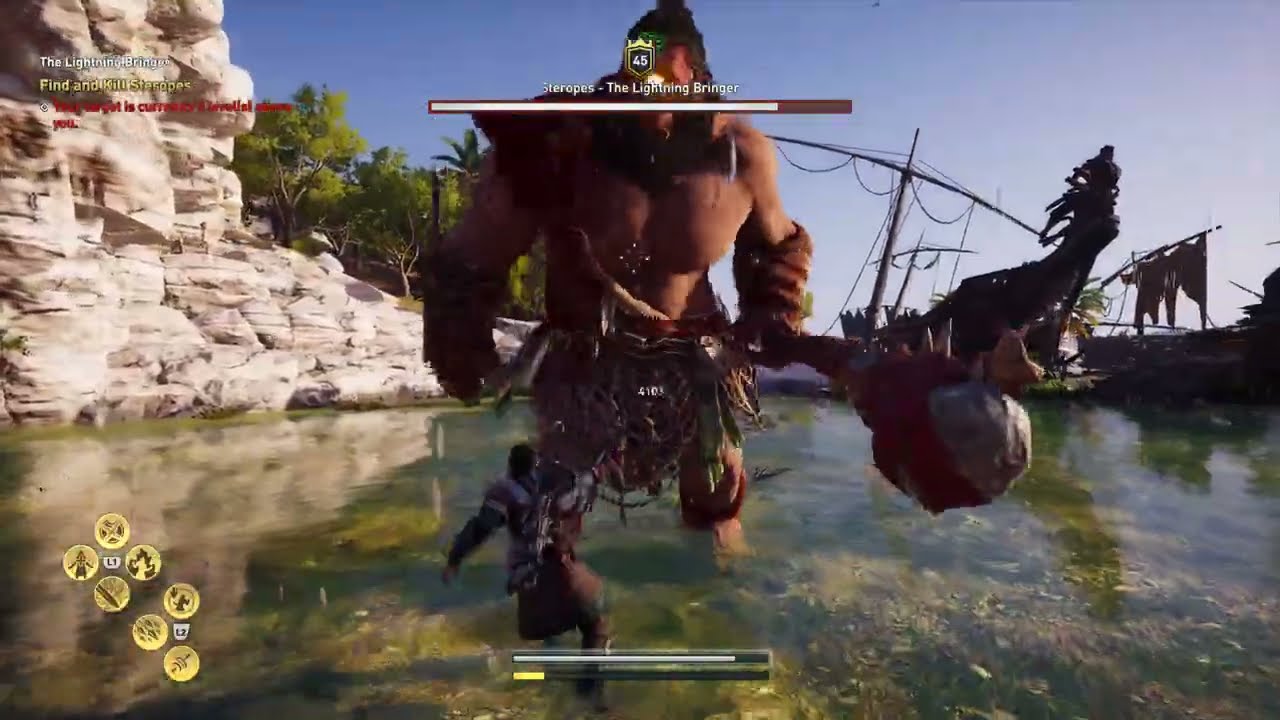 Gilgamesh vs Steropes The Lightning Bringer