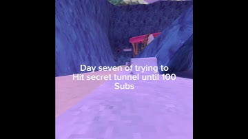 Day seven of trying to hit secret tunnel before 100 subs #gorillatag