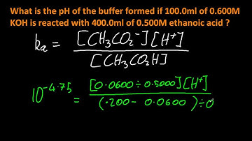 R3.1.17 Solve problems involving the composition and pH of a buffer system [HL IB Chemistry]