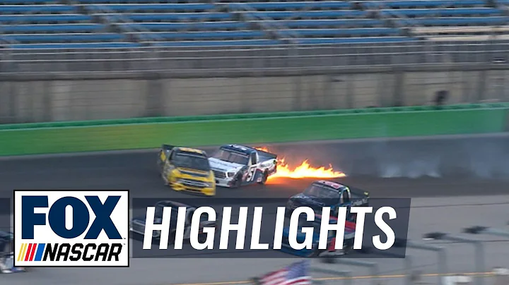 WATCH: Race leaders Jones, Enfinger make contact a...