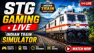 STG GAMING LIVE NOW 🔴 | TRAIN INDIAN TRAIN SIMULATOR | TRAIN SIMULATOR 2026 | TRAIN GAME screenshot 1