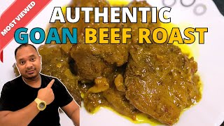 AUTHENTIC GOAN BEEF ROAST RECIPE  in 3 EASY STEPS | Authentic Beef Roast | Goan Beef Roast | Beef