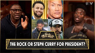 The Rock, Steph Curry, Denzel Washington or Aaron Rodgers for President? Godfrey Casts His Vote
