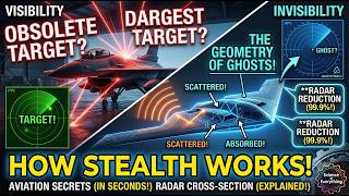 The Geometry of Stealth: How B-2 & F-22 Jets Scatter Radar Waves