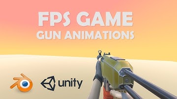 FPS GUN ANIMATIONS - Made with BLENDER & UNITY / by Vlad Krutenyuk