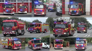 UK Fire Appliances Responding - 2023 Compilation
