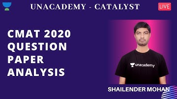 CMAT 2020 Question Paper Analysis by Shailender Mohan