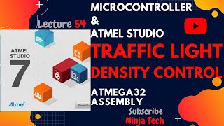 Density based Traffic Light Control in Atmega32 using ATMEL STUDIO & PROTEUS | Tutorial | Part 54
