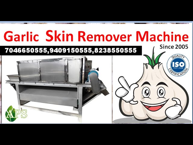 Garlic Peel Remover Machine New 9409150555 