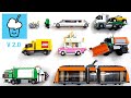 Lego Limousine Tow Truck Ice cream truck Snowplow truck