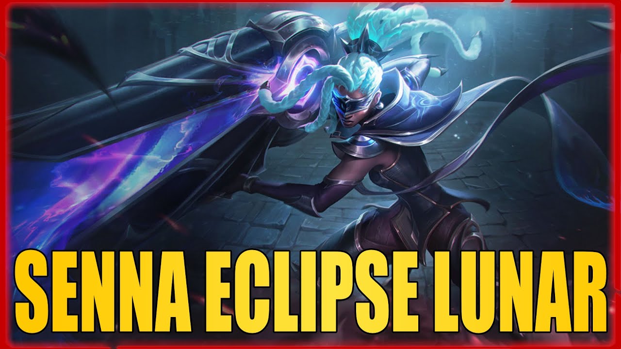Nuevo Skin - Senna Eclipse Lunar 1350RP Parche 12.8 - YouTube