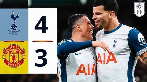 Manchester United VS Tottenham Spur 3-4 | ALL GOALS & HIGHLIGHTS EXTENDED - EFL CUP 2024