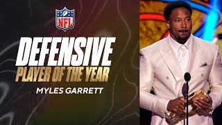 Myles Garrett Says Winning Defensive Player of the Year Is For Cleveland I NFL Awards I CBS Sports