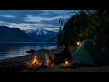 Camping by the Lake with My Dog – Fire Cooking & Peaceful Morning